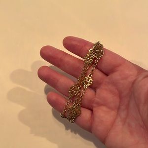 TORY BURCH• Bracelet- logo gold - triple layer